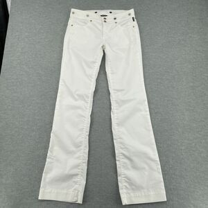 Versace Jeans Couture Ittierre Pants White Flare Leg Vintage Womens 26/40 (7 US)